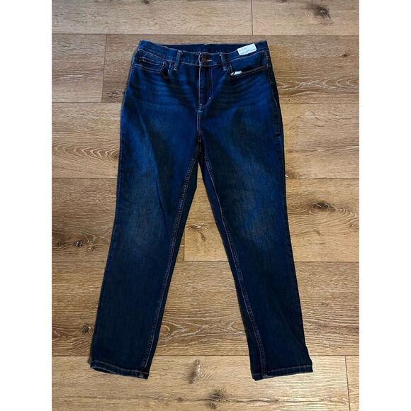 Calvin Klein Womens Blue Denim High Rise Skinny Jeans Size 30 NWT - Picture 1 of 3
